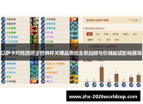 以萨卡对阵西班牙世俱杯关键战表现全景回顾与价值解读影响赛场 以萨卡对阵西班牙世俱杯关键战表现全景回顾与价值解读影响赛场